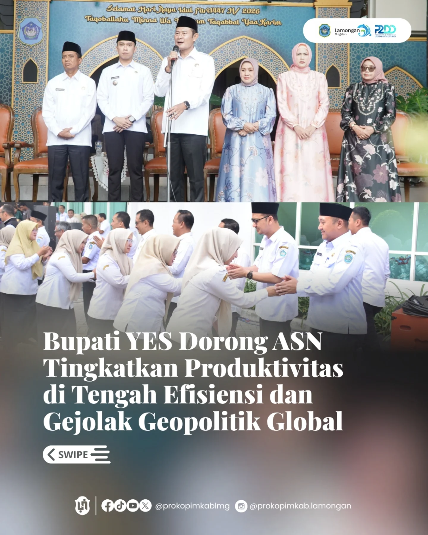 Foto: BUPATI YES DORONG ASN TINGKATKAN PRODUKTIVITAS
