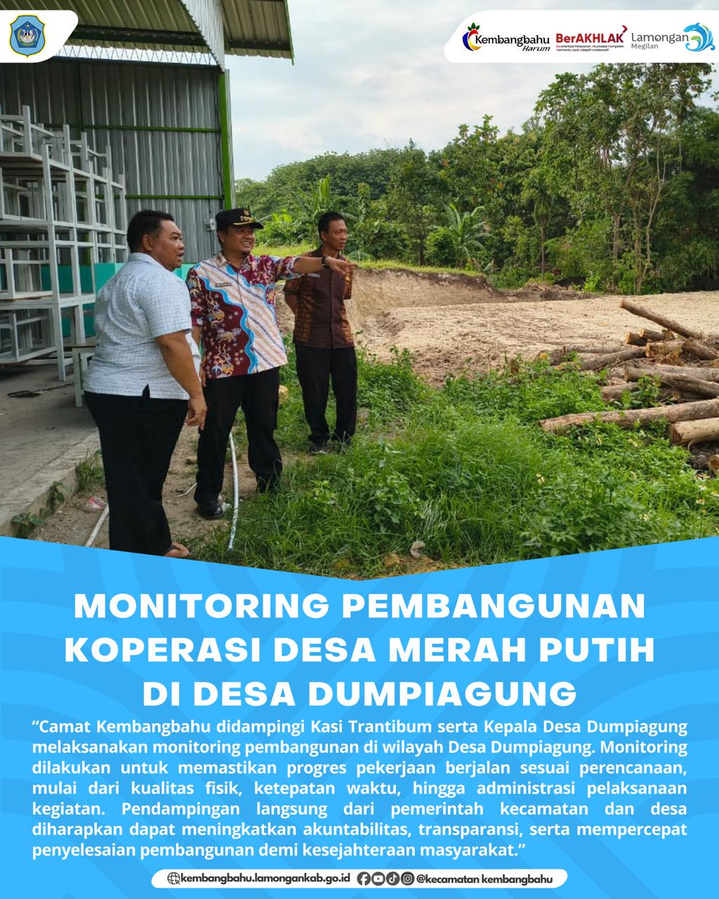 Foto: MONITORING PEMBANGUNAN KOPERASI DESA MERAH PUTIH