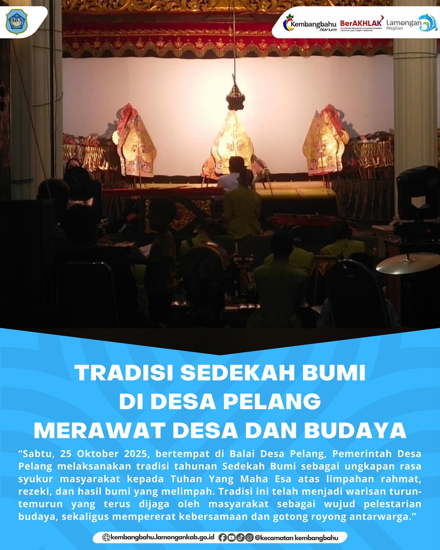 Tradisi Sedekah Bumi Desa Pelang, Wujud Syukur dan Pelestarian Budaya Lokal