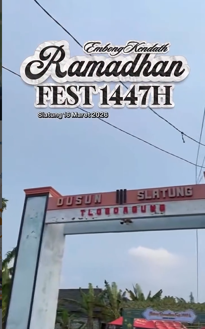 Foto: Bazar UMKM Ramadan Fest Dusun Slatung
