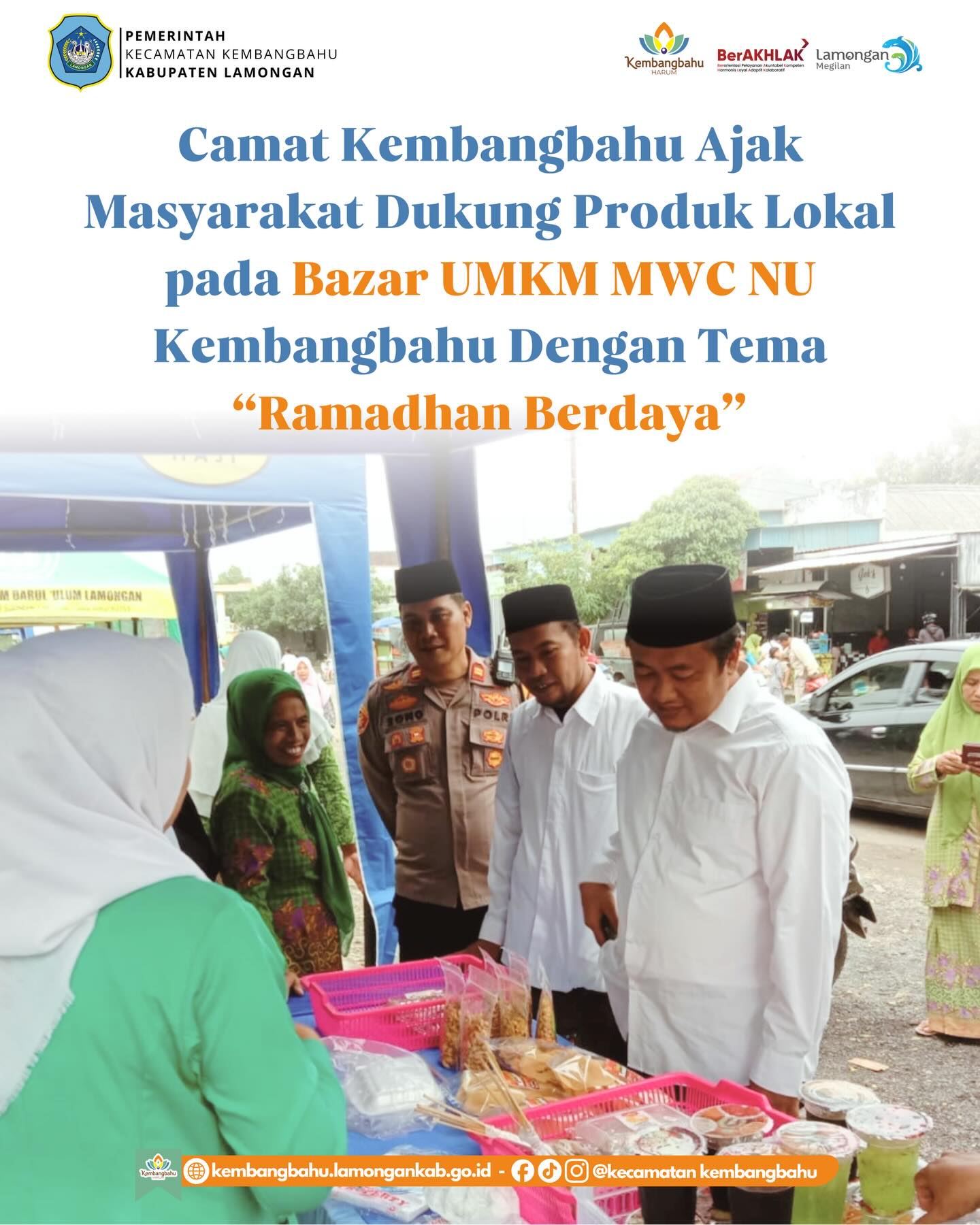 Foto: Bazar UMKM MWC NU Kembangbahu dengan Tema “Ramadhan Berdaya”