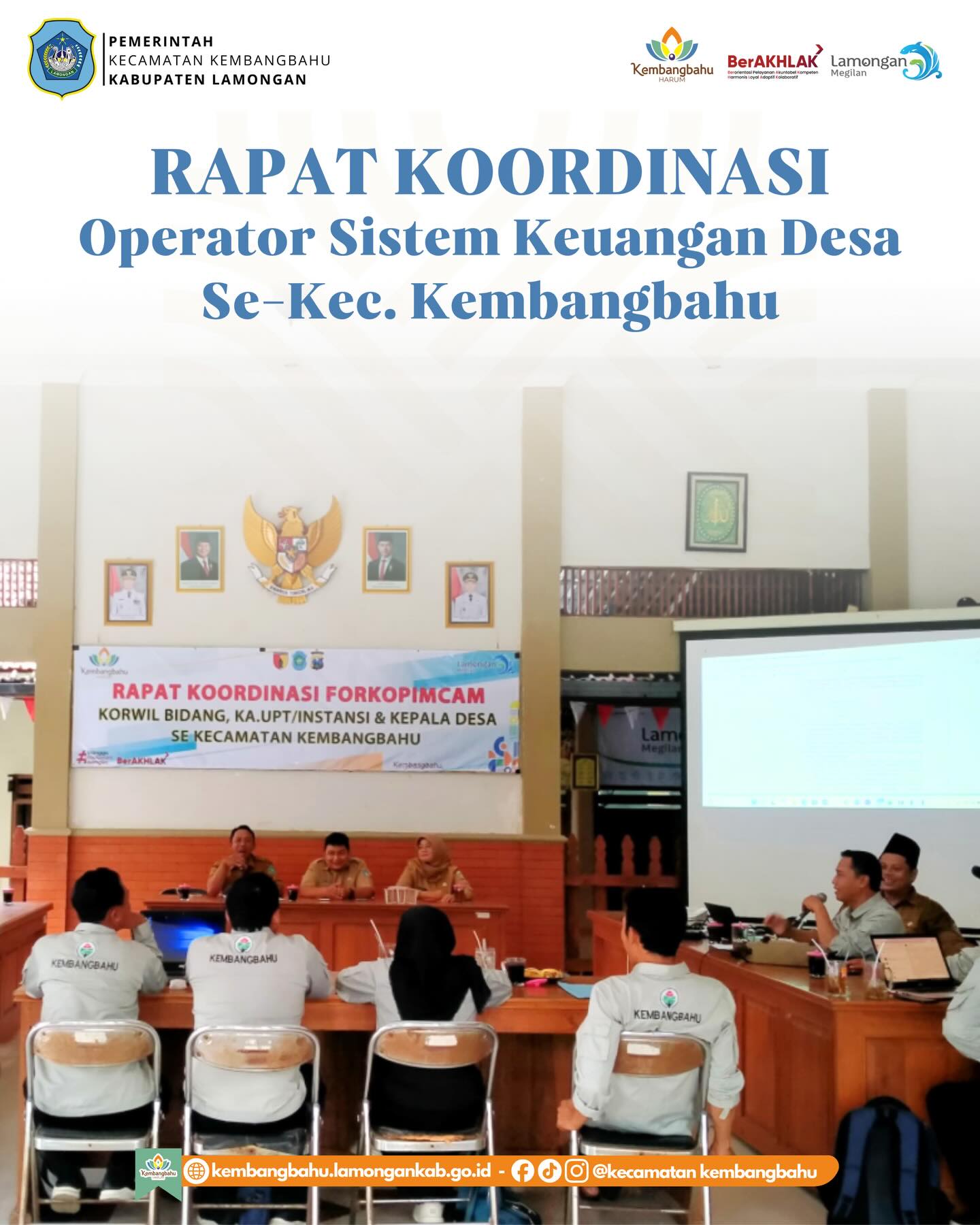Foto: Rapat Koordinasi Operator Siskeudes