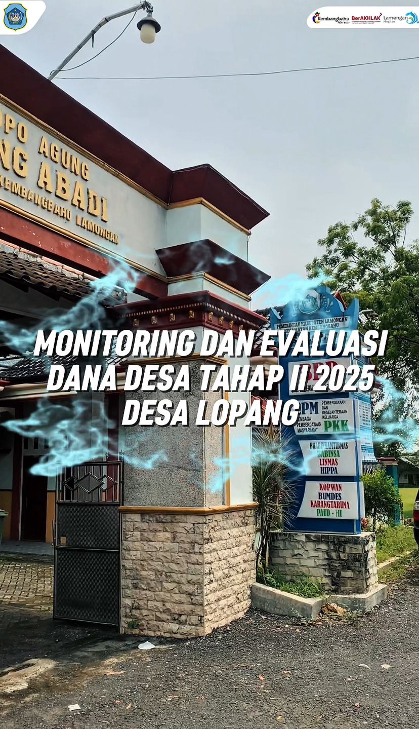 Foto: MONITORING DAN EVALUASI DESA LOPANG