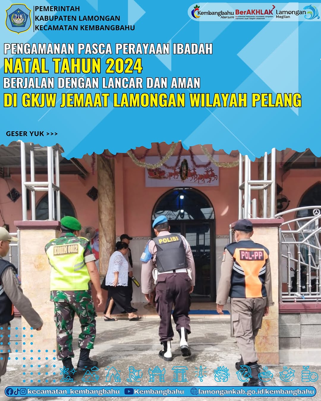 PENGAMANAN PASCA PERAYAAN IBADAH NATAL TAHUN 2024