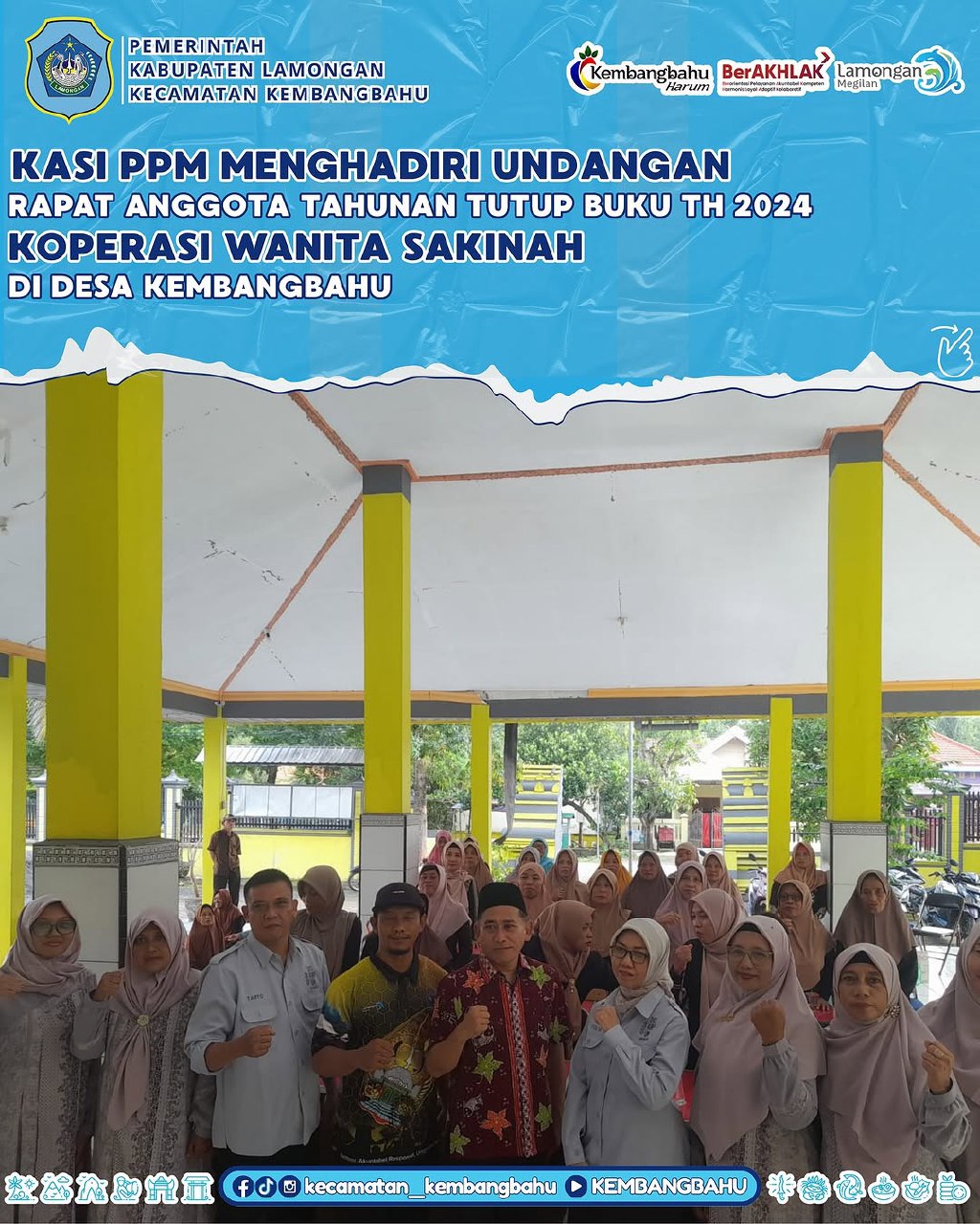 KASI PPM MENGHADIRI UNDANGAN RAT KOPWAN SAKINAH DESA KEMBANGBAHU