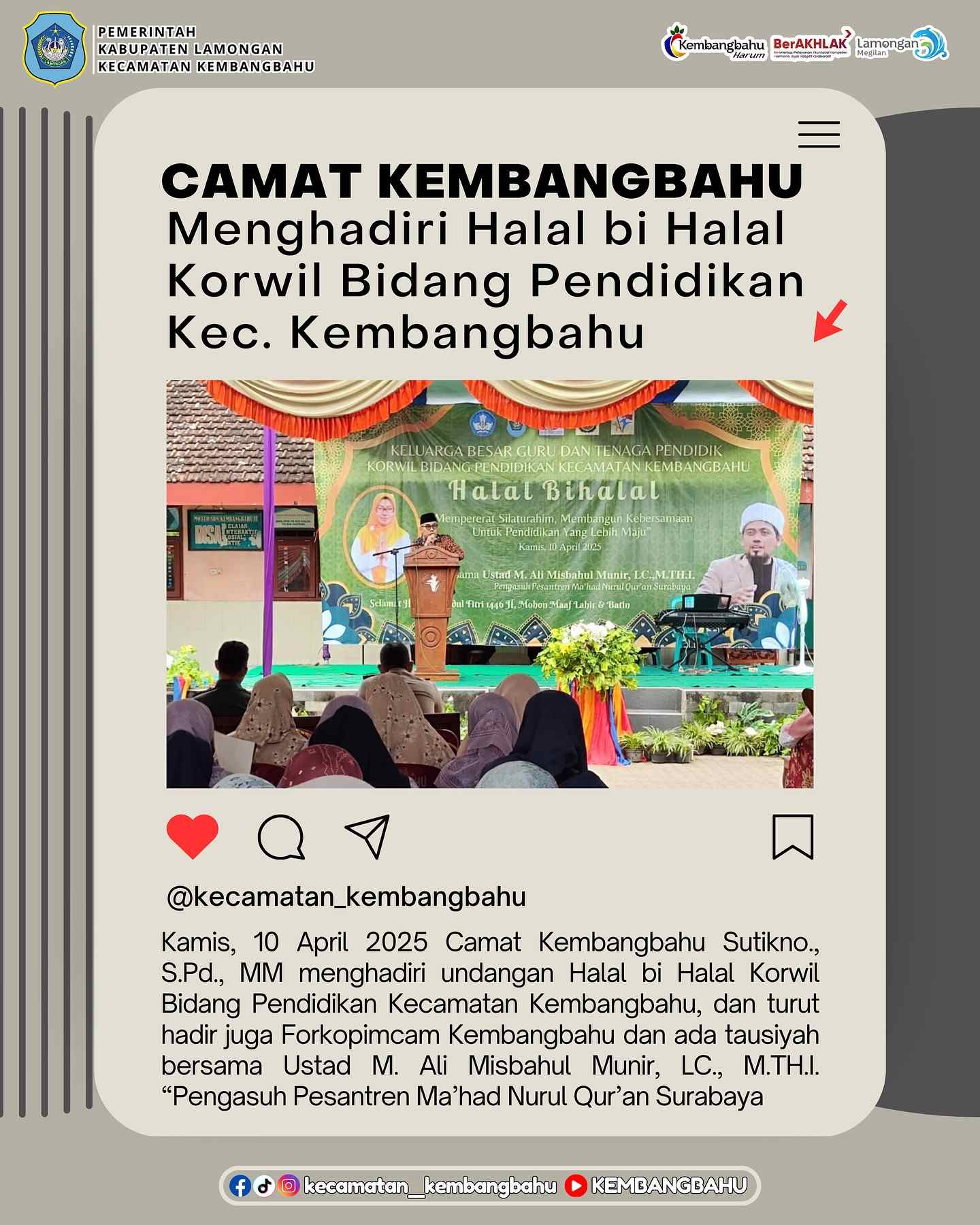 HALAL BI HALAL KORWIL BIDANG PENDIDIKAN