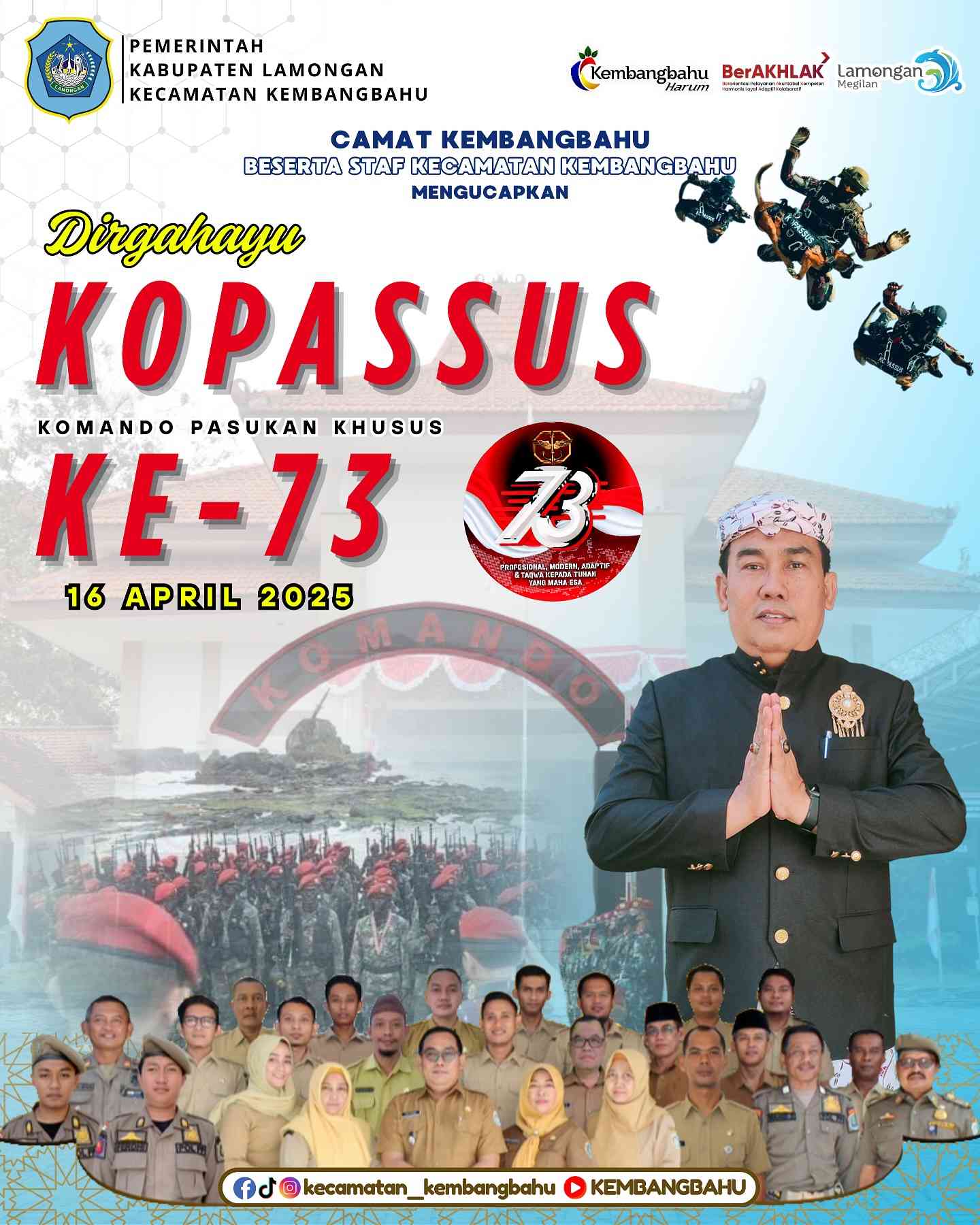 DIRGAHAYU KOPASSUS KE 73