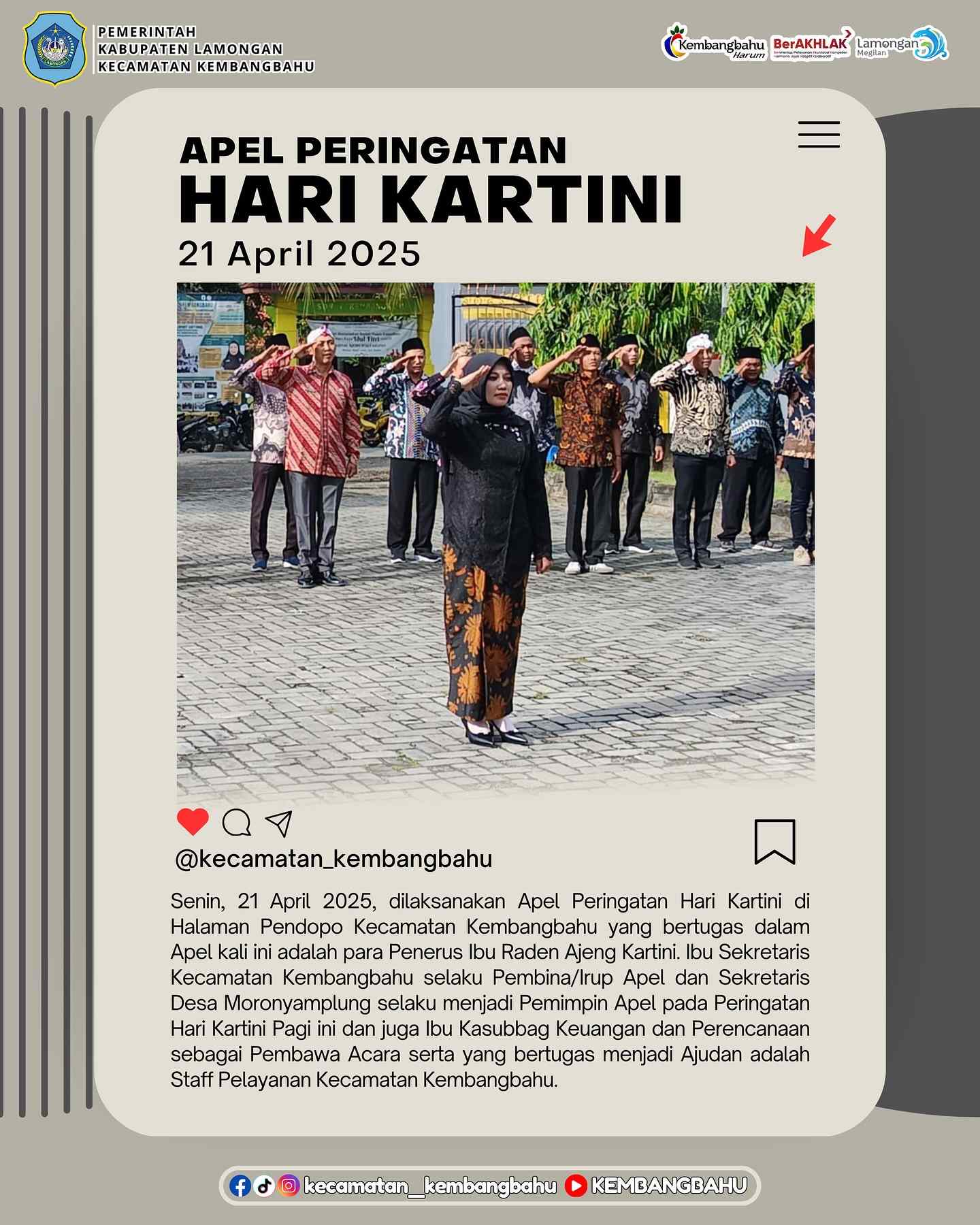 APEL PERINGATAN HARI KARTINI