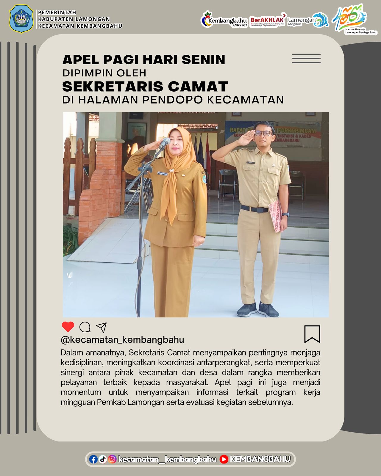 APEL PAGI HARI SENIN
