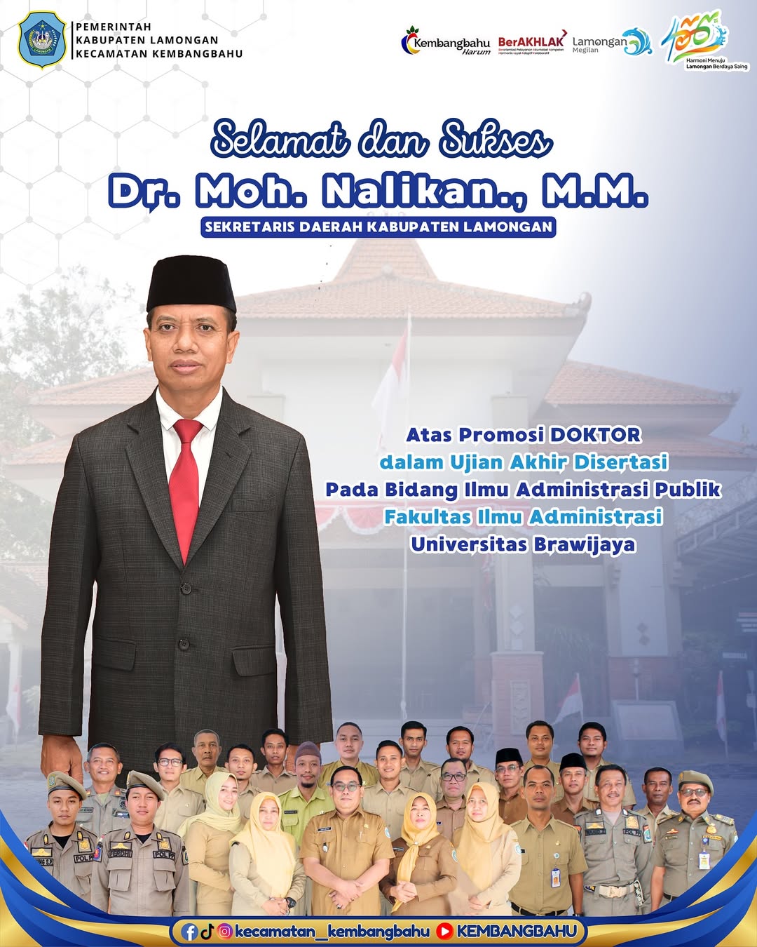 SELAMAT DAN SUKSES KEPADA BAPAK SEKDA