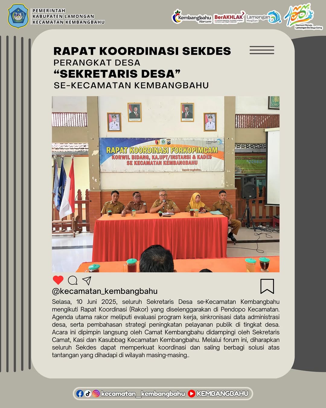 RAKOR SEKRETARIS DESA