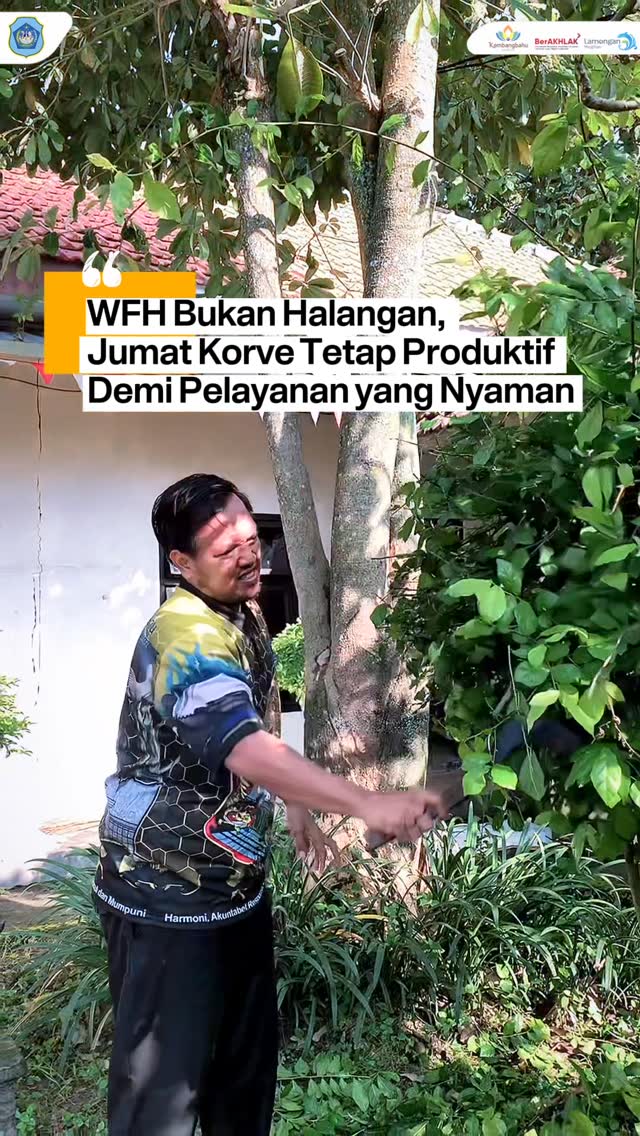 Foto: KORVE JUMAT SEHAT DAN BERSIH DI LINGKUNGAN KANTOR KECAMATAN