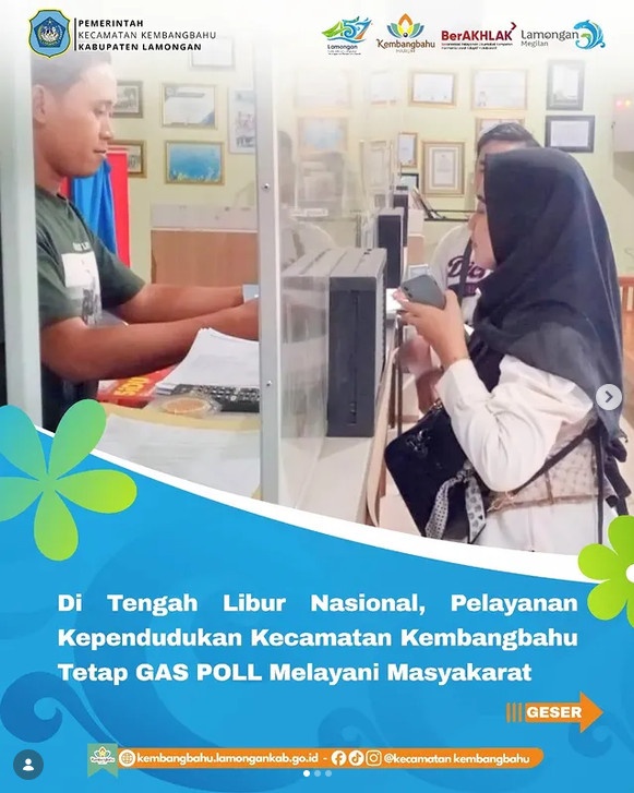 Foto: LIBUR NASIONAL, TETAP GAS POLL MELAYANI MASYARAKAT