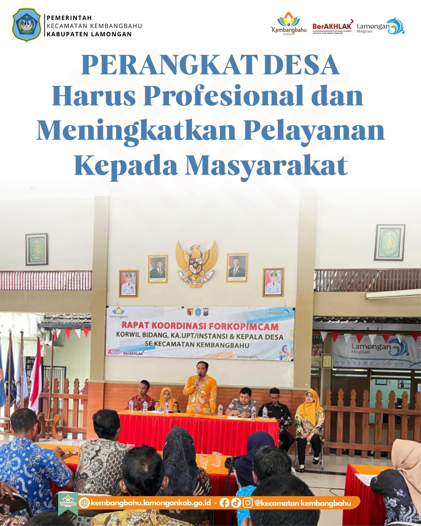 Foto: RAPAT KOORDINASI PERANGKAT DESA