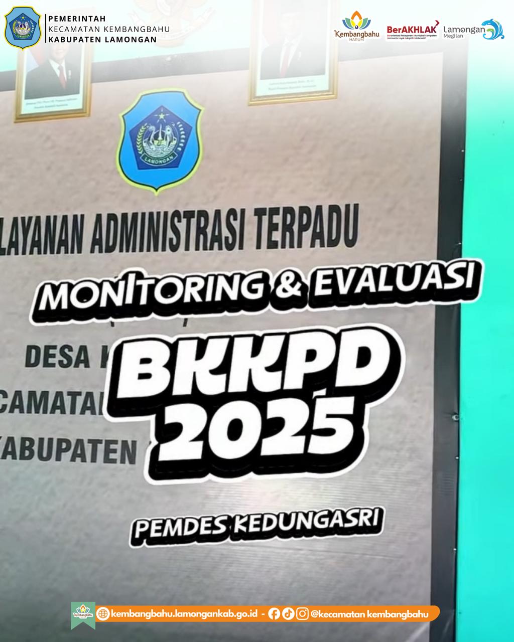 Foto: MONITORING DAN EVALUASI BKKPD PEMDES KEDUNGASRI