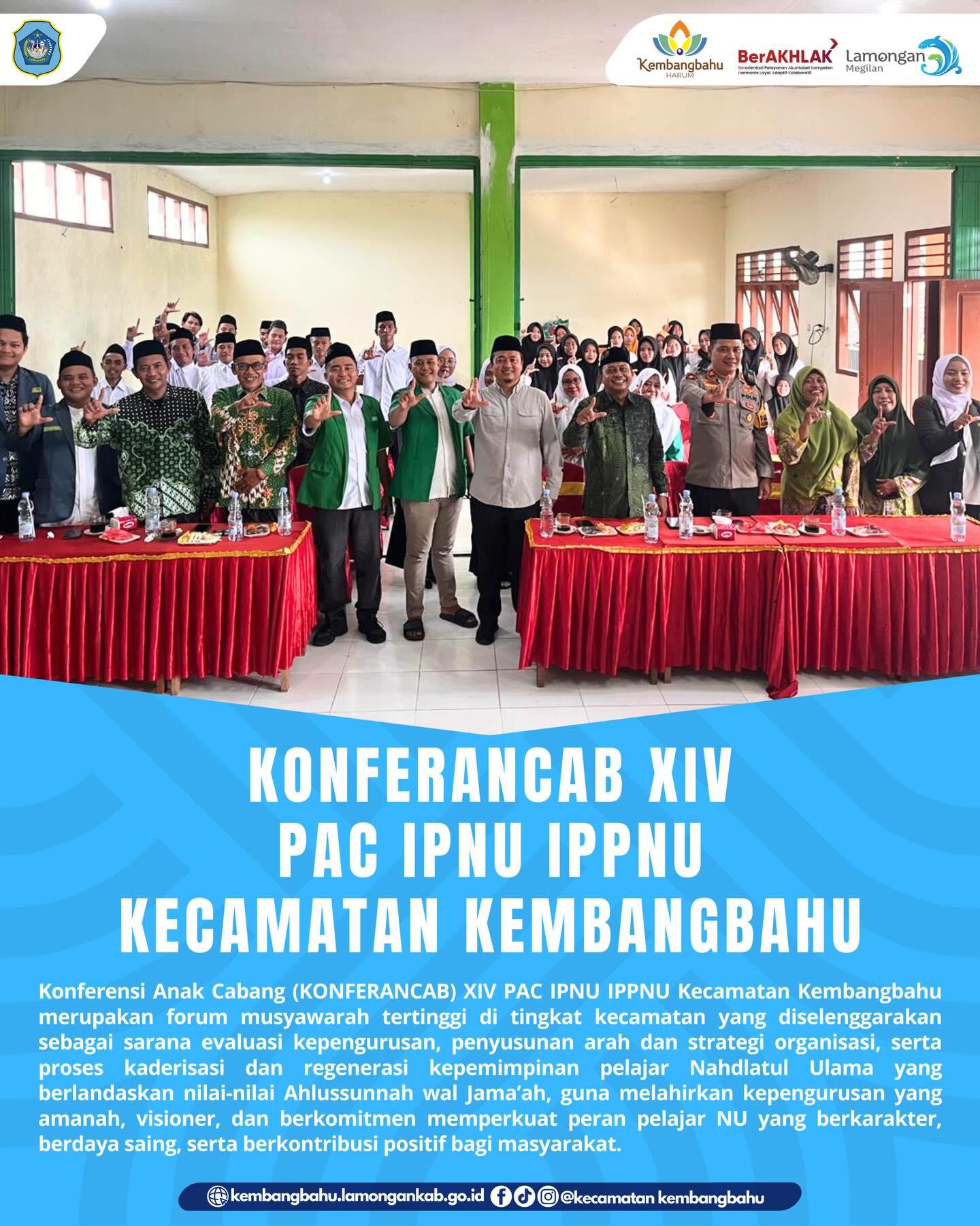 Konferensi Anak Cabang XIV PAC IPNU IPPNU Kecamatan Kembangbahu