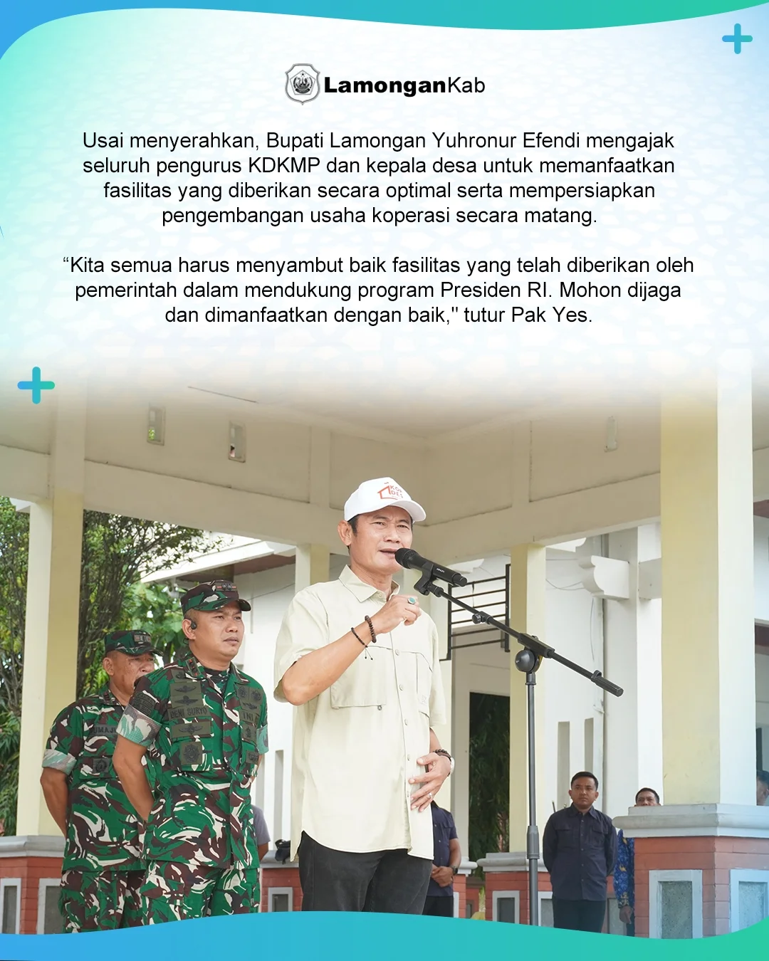 Foto: KDMP DI KEC. KEMBANGBAHU TERIMA MOBIL PICK UP DALAM RANGKA PERCEPATAN PERTUMBUHAN EKONOMI DI DESA