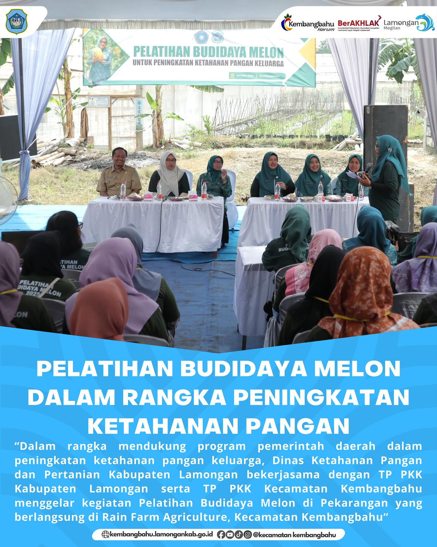 #1 Pelatihan Budidaya Melon, Langkah Nyata Wujudkan Ketahanan Pangan Keluarga di Kecamatan Kemban...