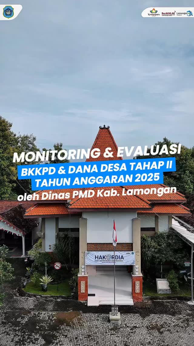 Foto: MONEV BKKPD DAN DD TAHAP 2 OLEH DINAS PMD KAB. LAMONGAN