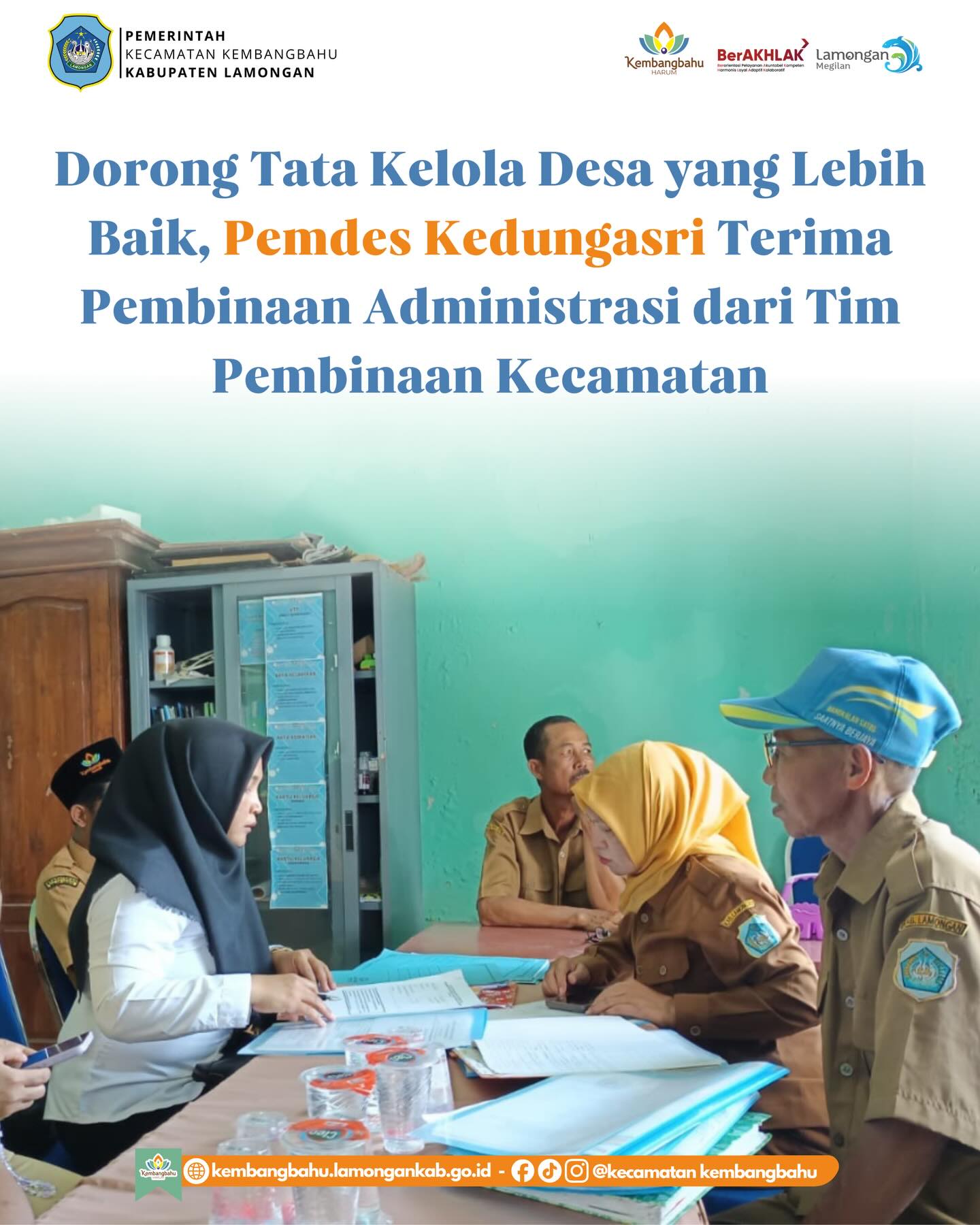 Foto: PEMBINAAN ADMINISTRASI PEMDES KEDUNGASRI