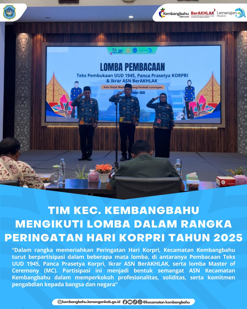 Foto: LOMBA HARI KORPRI