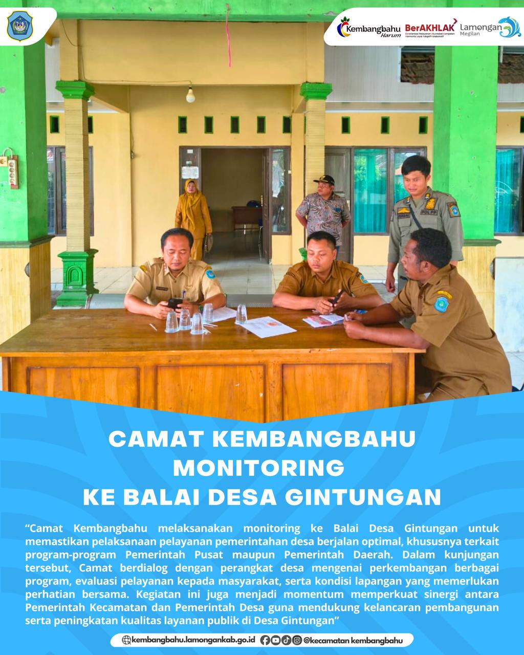 Foto: MONITORING DESA GINTUNGAN