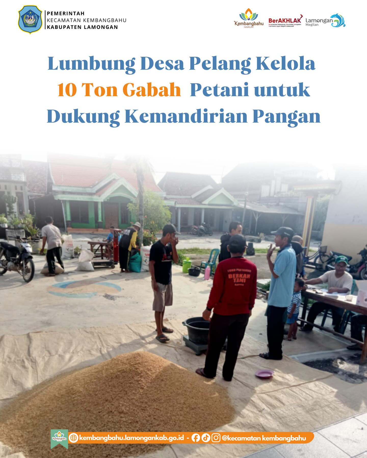 Foto: LUMBUNG PANGAN DESA PELANG DUKUNG KEMANDIRIAN PANGAN MASYARAKAT DESA