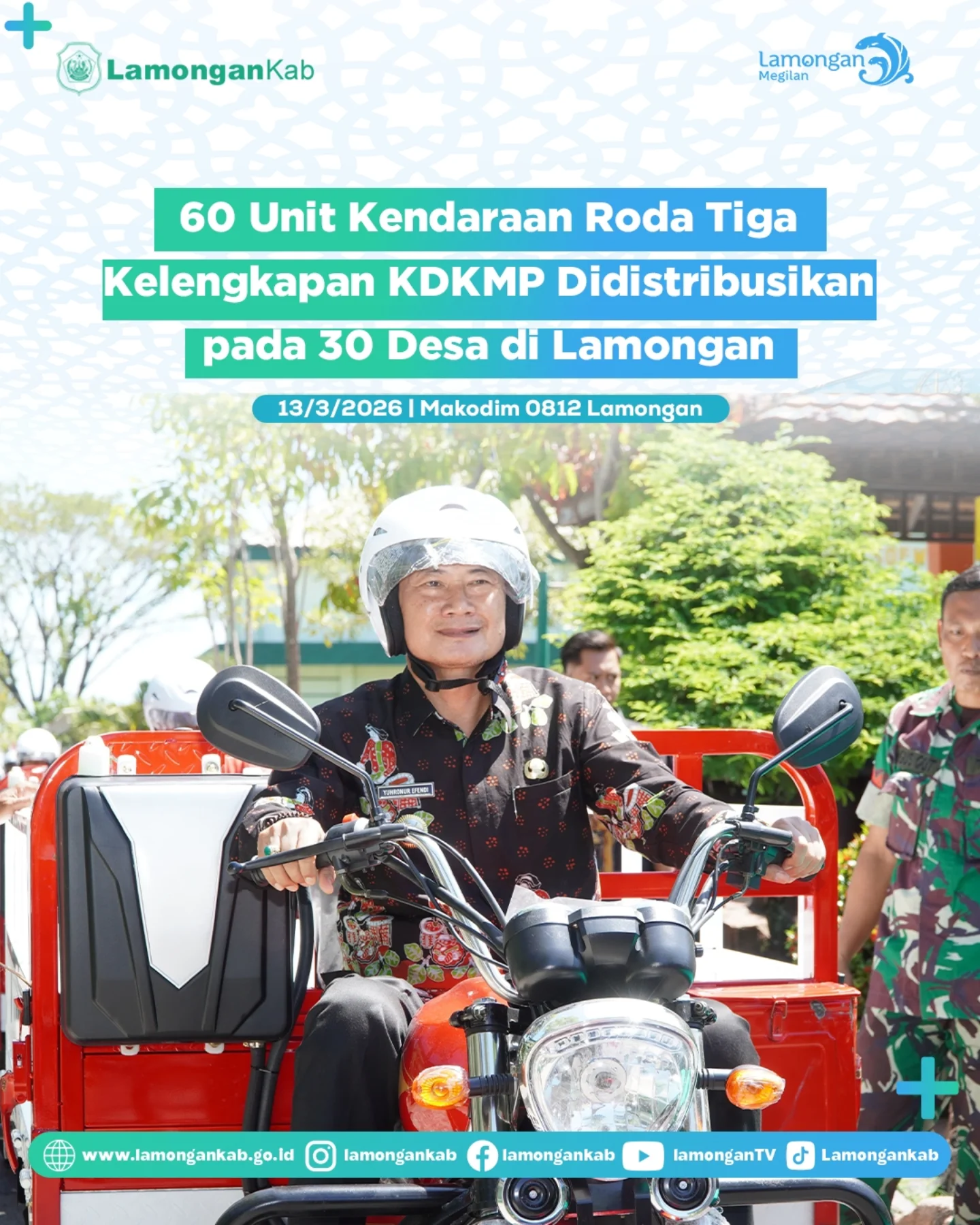 Foto: DESA KEMBANGBAHU TERMASUK DALAM PENERIMAAN KENDARAAN KOPERASI DESA MERAH PUTIH