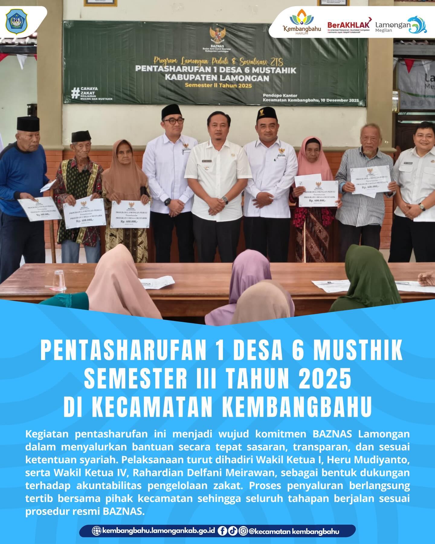 Foto: Pentasharufan Semester III Tahun 2025