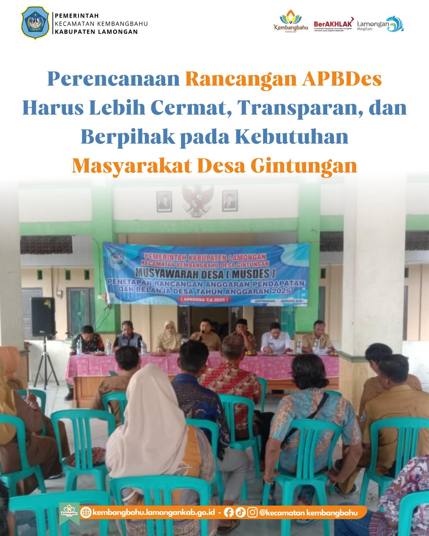 Foto: Musyawarah Desa Gintungan