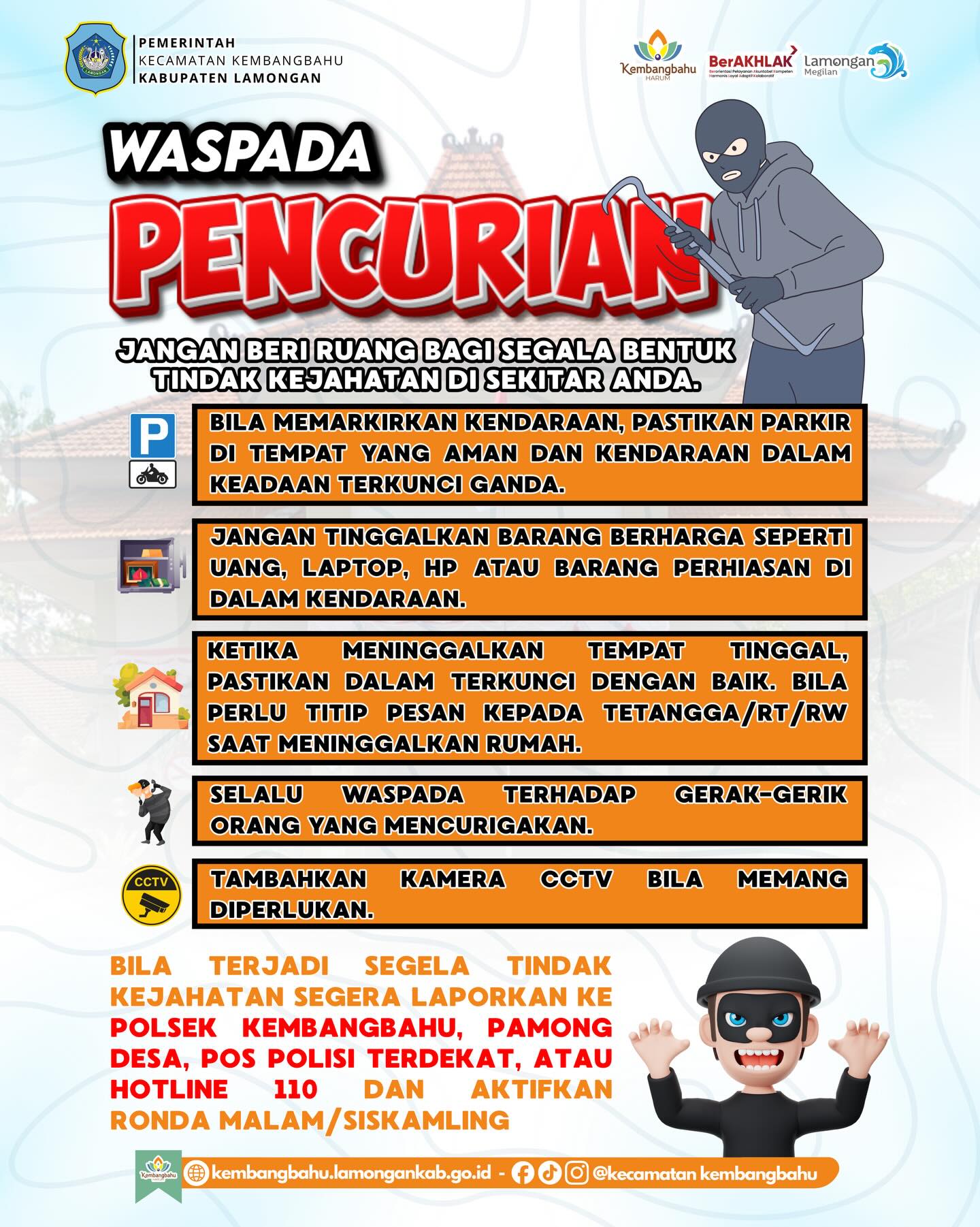 Foto: WASPADA PENCURIAN! 🚨