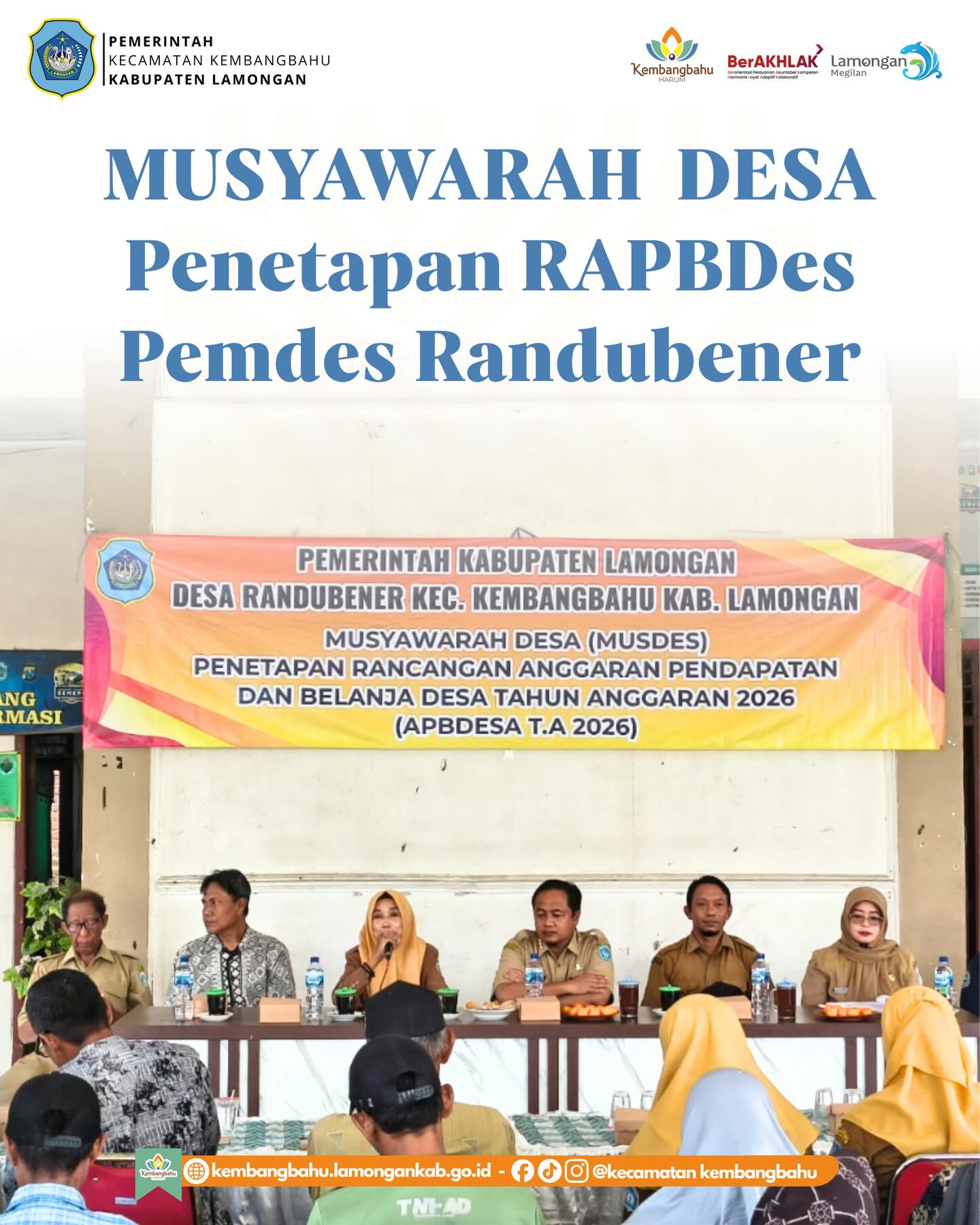 Foto: PENETAPAN RAPBDes RANDUBENER