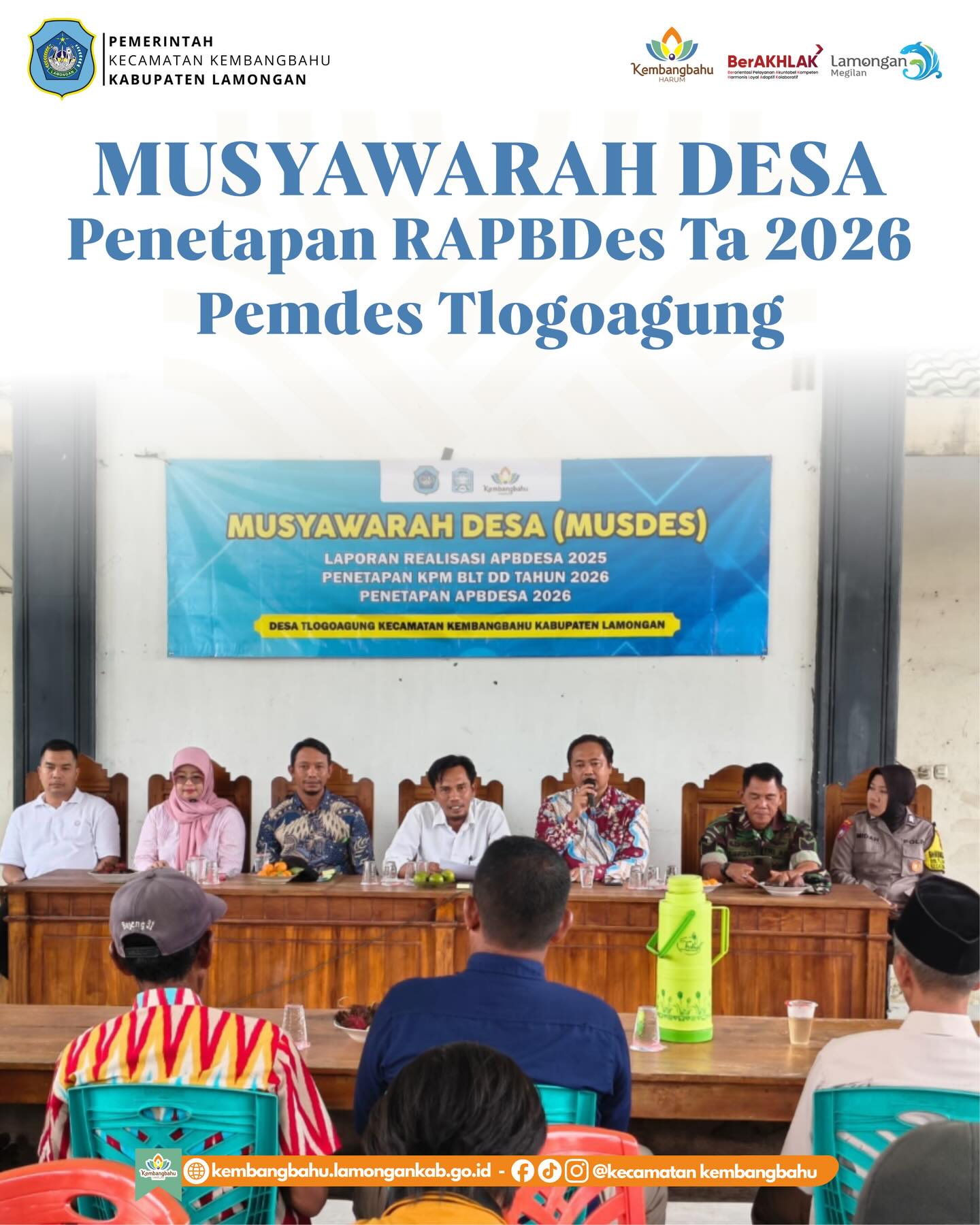 Foto: MUSYAWARAH DESA PENETAPAN RAPBDes 2026