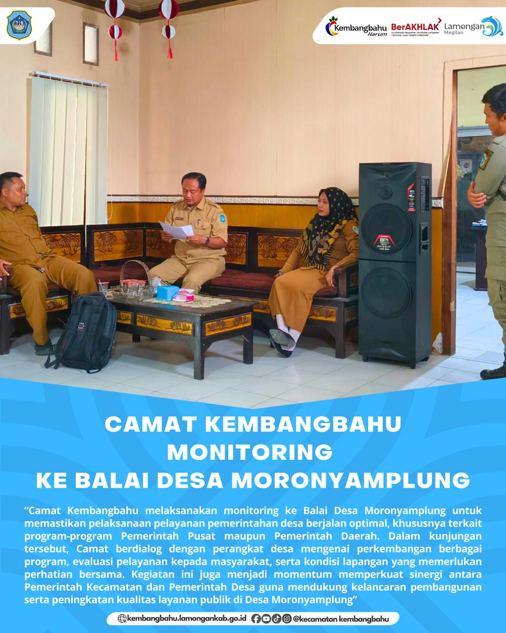 Foto: MONITORING DESA MORONYAMPLUNG