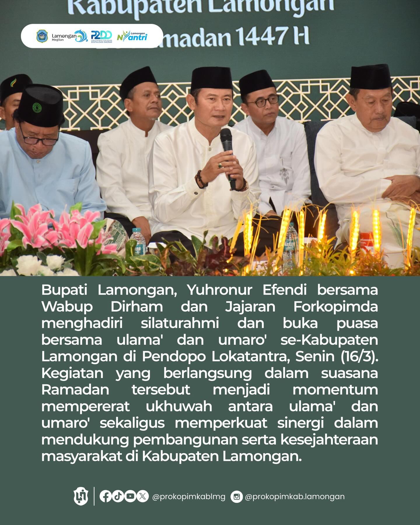 Foto: SEKCAM KEMBANGBAHU IKUTI SILATURAHMI DAN BUKA BERSAMA DENGAN ULAMA DAN UMARO