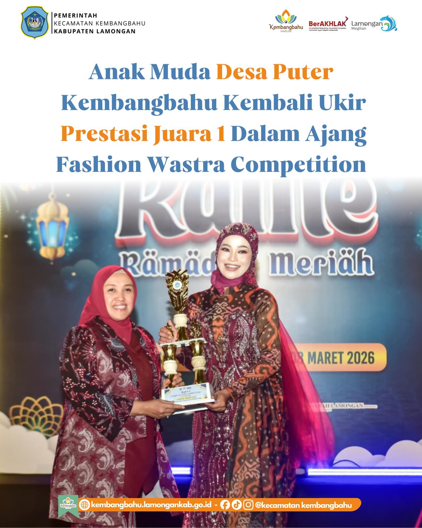 Foto: Kembangbahu Ukir lagi Prestasi Anak Muda