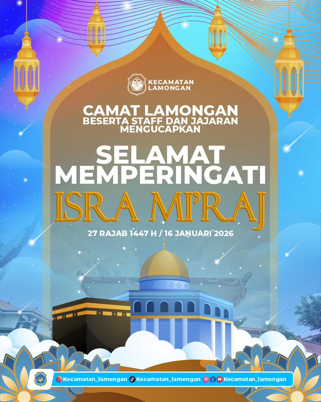 SELAMAT MEMPERINGATI ISRA MI'RAJ