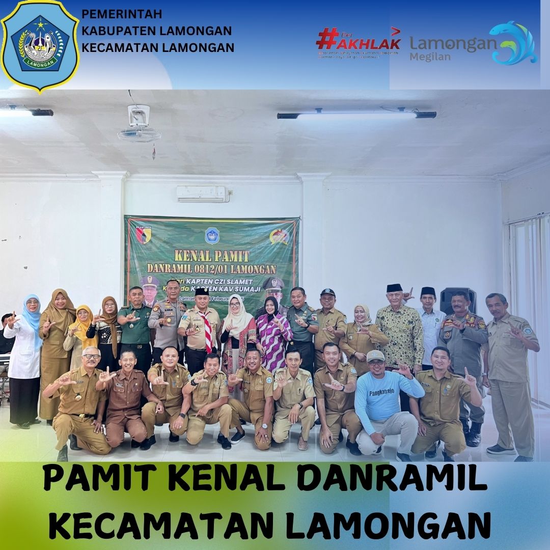 PAMIT KENAL DANRAMIL KECAMATAN LAMONGAN