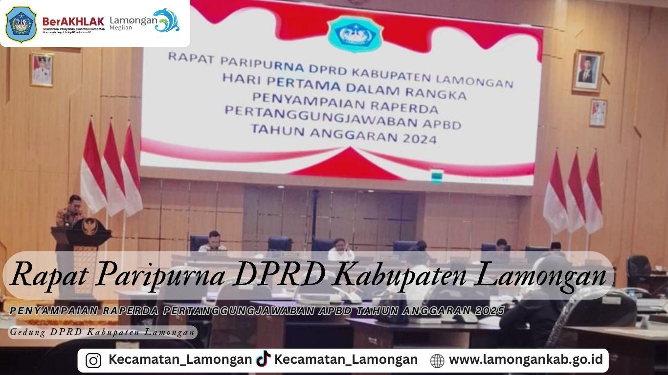 RAPAT PARIPURNA DPRD KABUPATEN LAMONGAN
