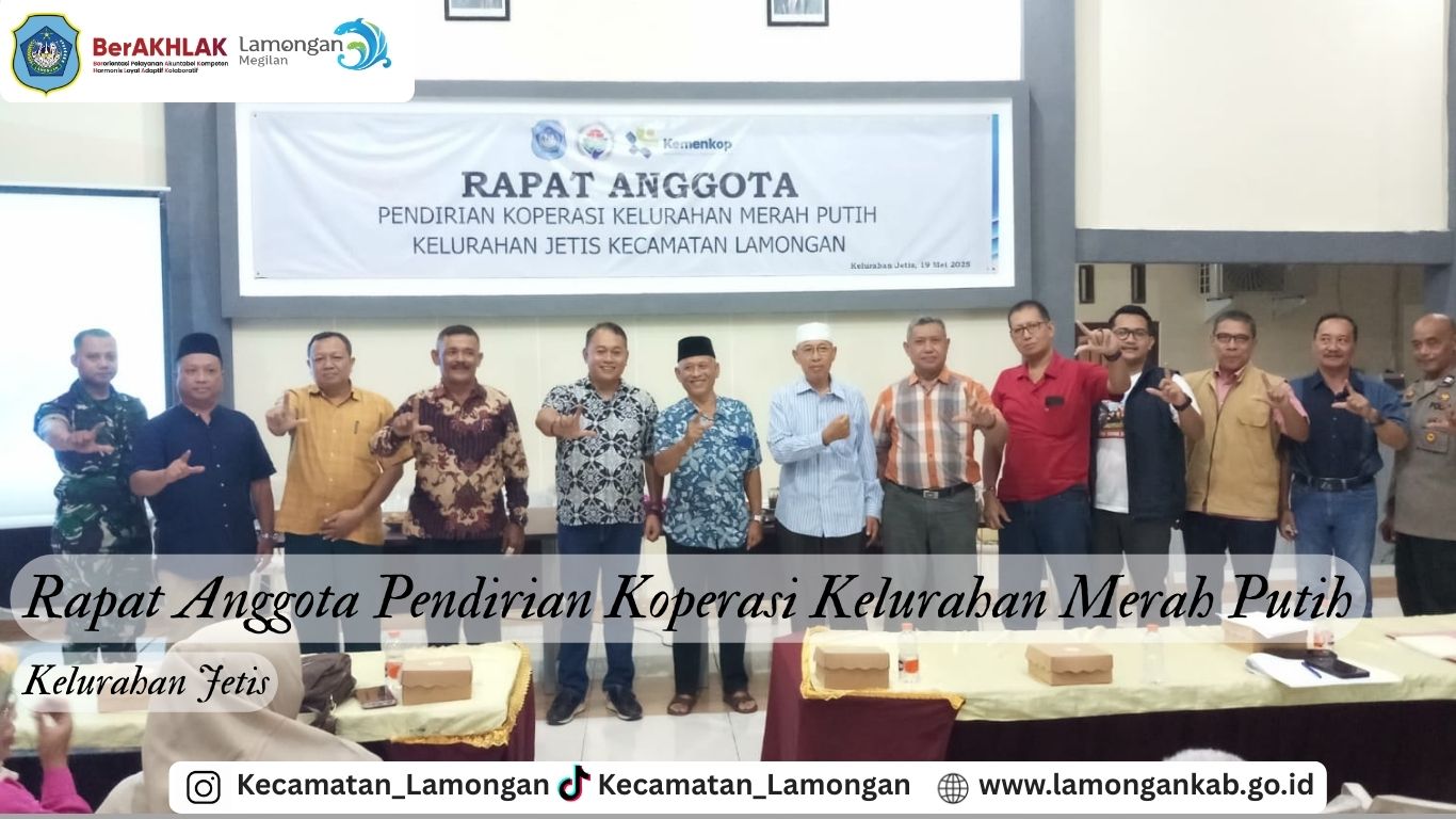 Rapat Anggota Pendirian Koperasi Kelurahan Merah Putih
