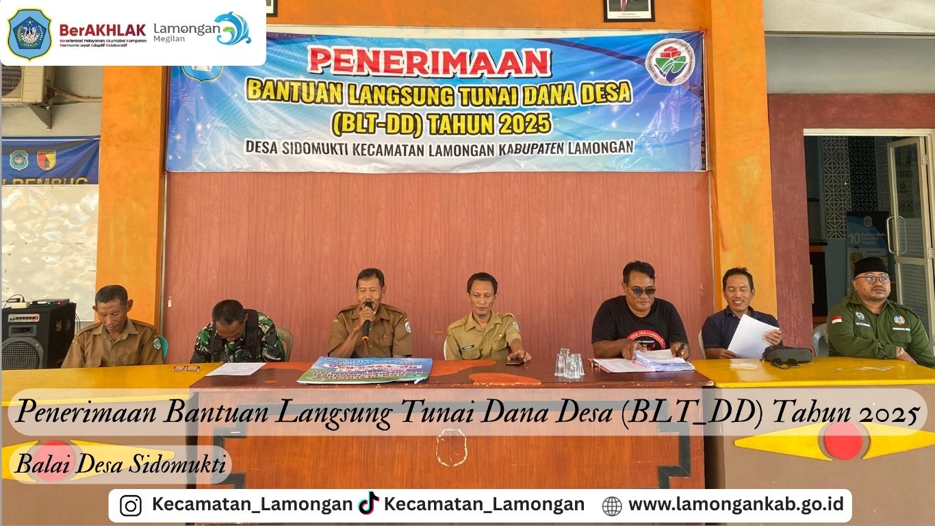 Penerimaan Bantuan Langsung Tunai Dana Desa (BLT_DD) Tahun 2025