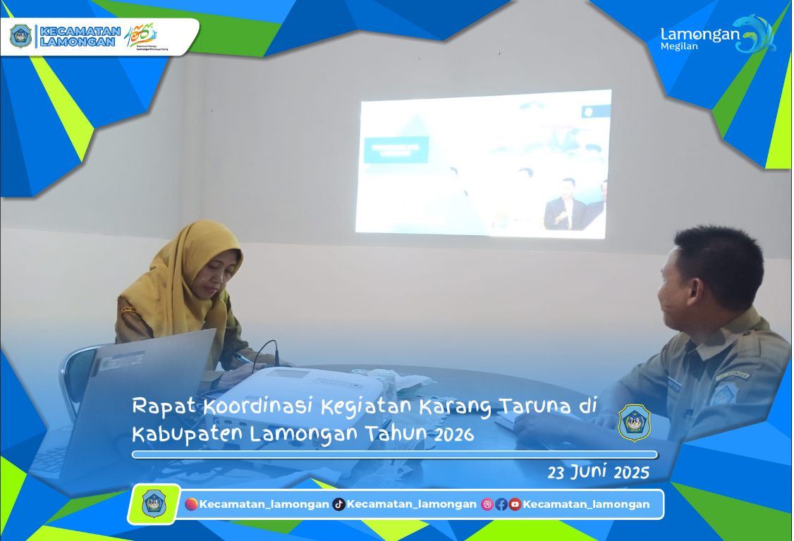 Rapat Koordinasi Kegiatan Karang Taruna di Kabupaten Lamongan Tahun 2026