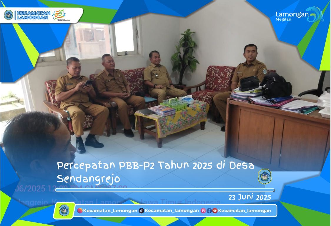 Percepatan PBB-P2 Tahun 2025 di Desa Sendangrejo