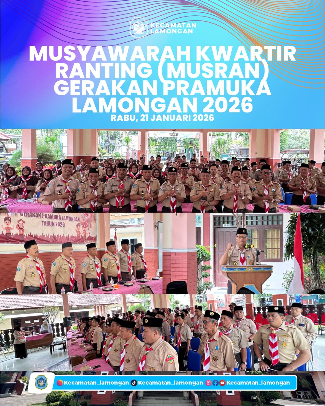 MUSYAWARAH KWARTIR RANTING (MUSRAN) GERAKAN PRAMUKA LAMONGAN 2026