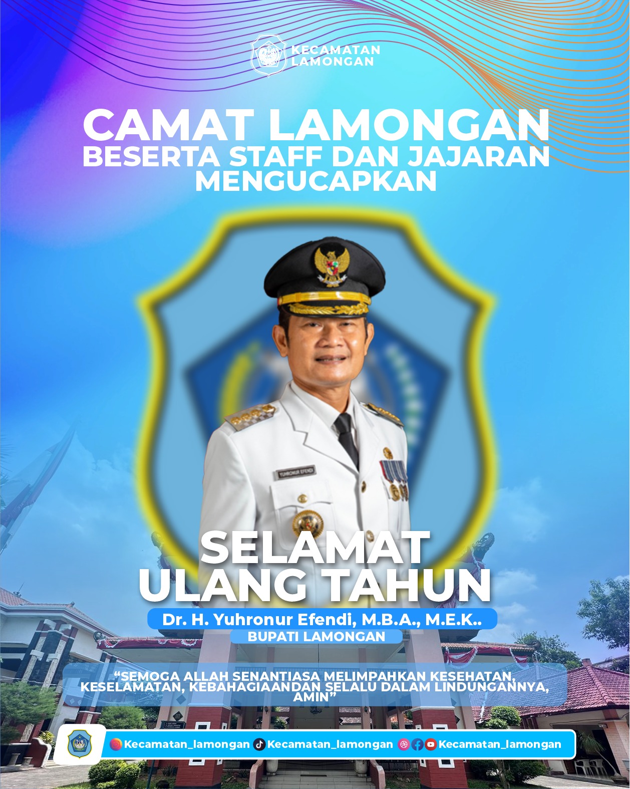 SELAMAT ULANG TAHUN BAPAK BUPATI LAMONGAN