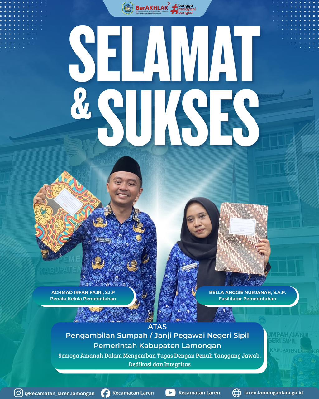 🎉 Selamat & Sukses! 🎉