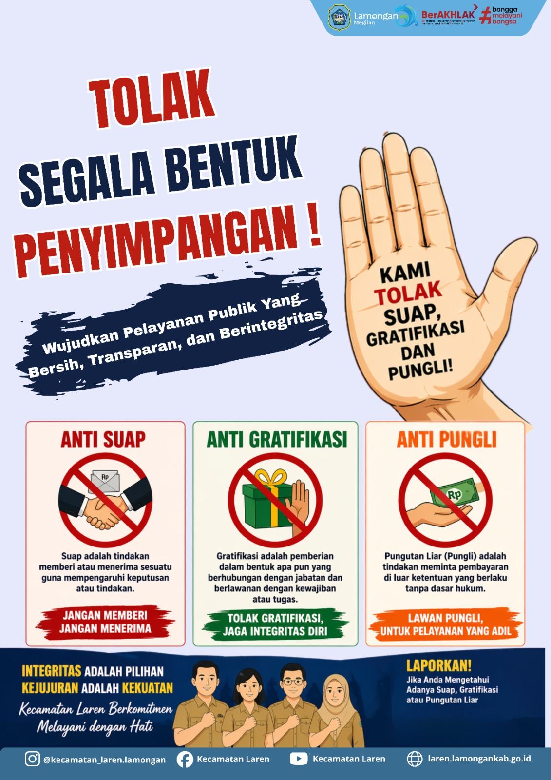 Foto: Kecamatan Laren Tegaskan Komitmen Anti-Penyimpangan dalam Pelayanan Publik