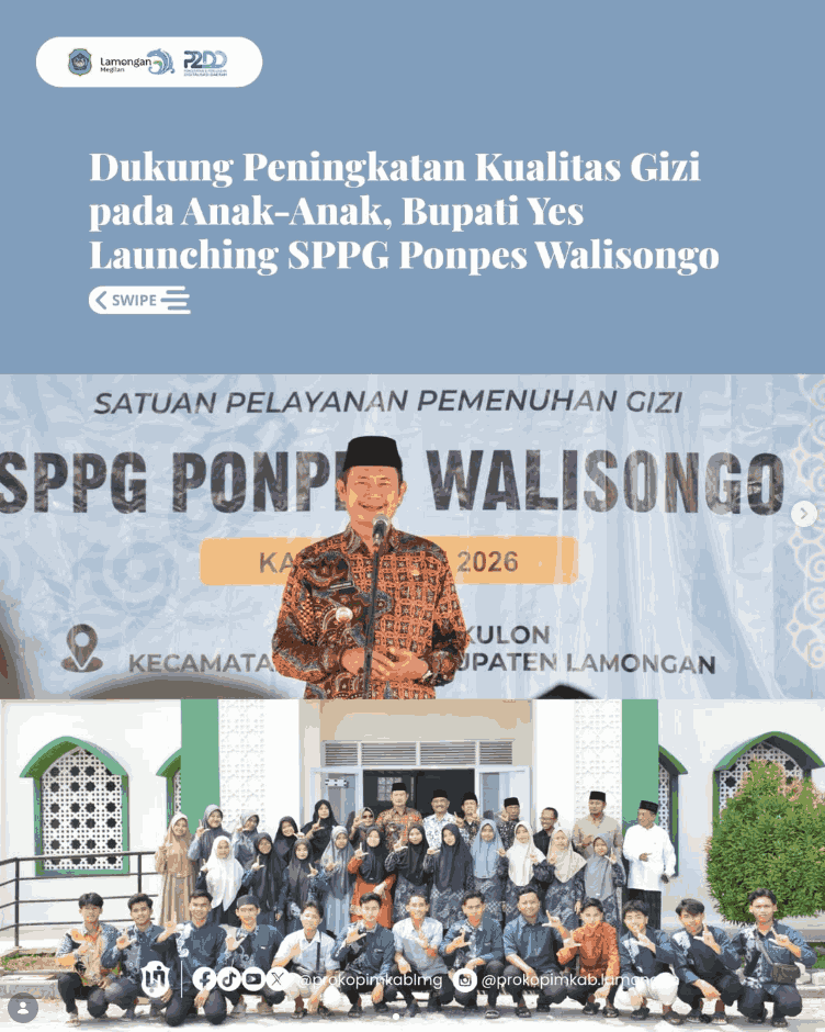 Foto: Dukung Peningkatan Kualitas Gizi pada Anak-Anak, Bupati Yes Launching SPPG Ponpes Walisongo