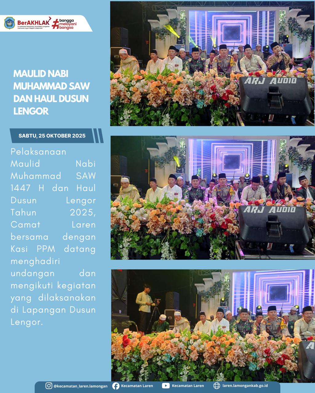 Foto: Peringatan Maulid Nabi Muhammad SAW 1447 H & Haul Dusun Lengor