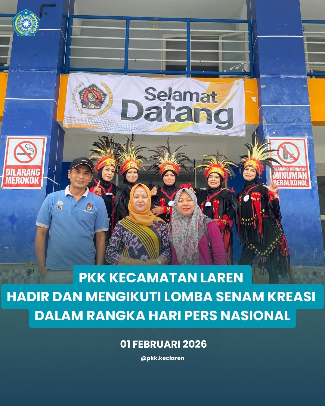 Foto: Lomba Senam Kreasi dalam rangka Peringatan Hari Pers Nasional